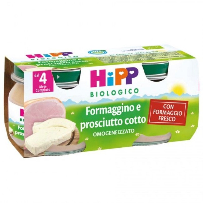 Immagine di Omogeneizzato Bio Formaggino e Prosciutto Cotto 2 x 80g
