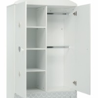 Foppapedretti Armadio Lovely con Piano Regolabile e Barre Appendiabiti di Foppapedretti
