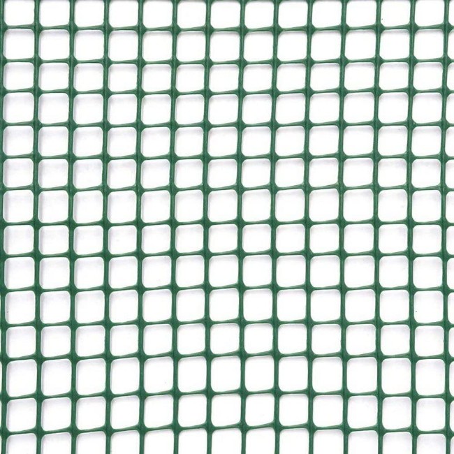 Rete Quadra Maglia Verde 10mm per Recinzioni 1 x 5 metri 