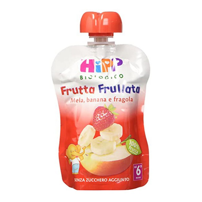 Immagine di Frutta Frullata Bio Mela Banana e Fragola 90 g 