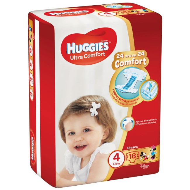 Immagine di Pannolini Ultra Comfort Maxi 4 18 pezzi 