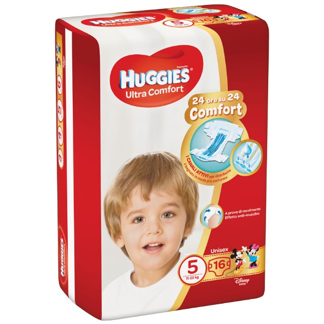 Immagine di Pannolini Ultra Comfort Junior 5 - 16 pezzi 