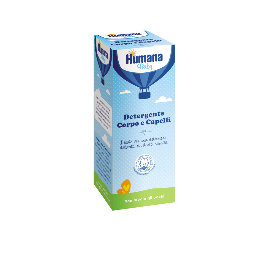 Detergente Corpo E Capelli Humana Baby Care - 300 Ml, Delicato, 99% Ingredienti Naturali - Foto 13