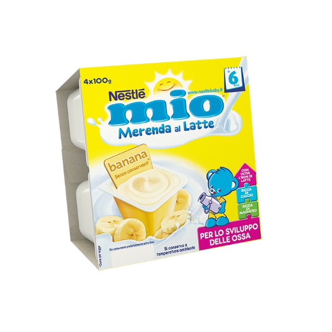 Immagine di Nestlé Mio Merenda Lattea Banana 4 x 100g 