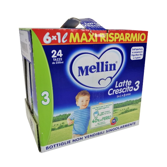 Paniate - Latte Mellin 3 Liquido 6 x 1l Mellin in offerta da Paniate