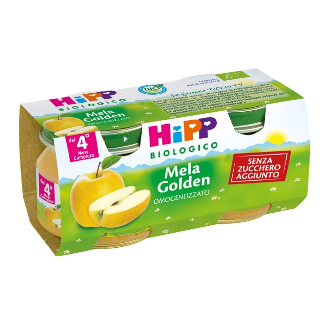 Immagine di Omogeneizzato Bio Mela Golden 2 x 80g 