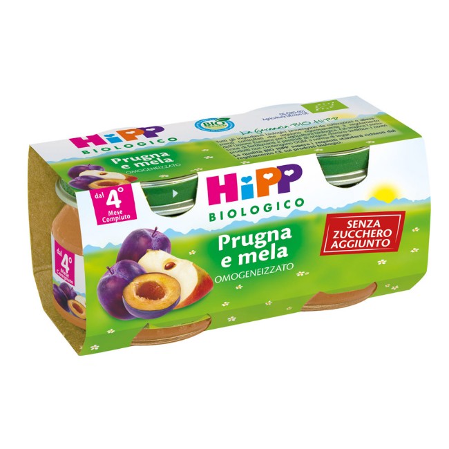 Immagine di Omogeneizzato Bio Prugna e Mela 2 x 80g 