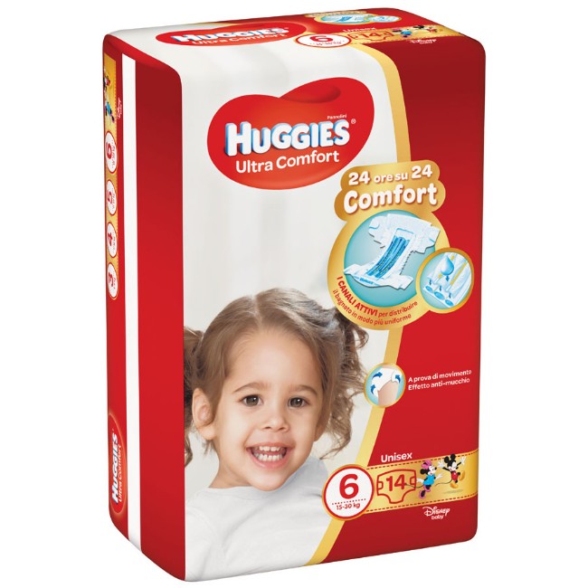 Immagine di Pannolini Ultra Comfort Extralarge 6 - 14 pezzi 