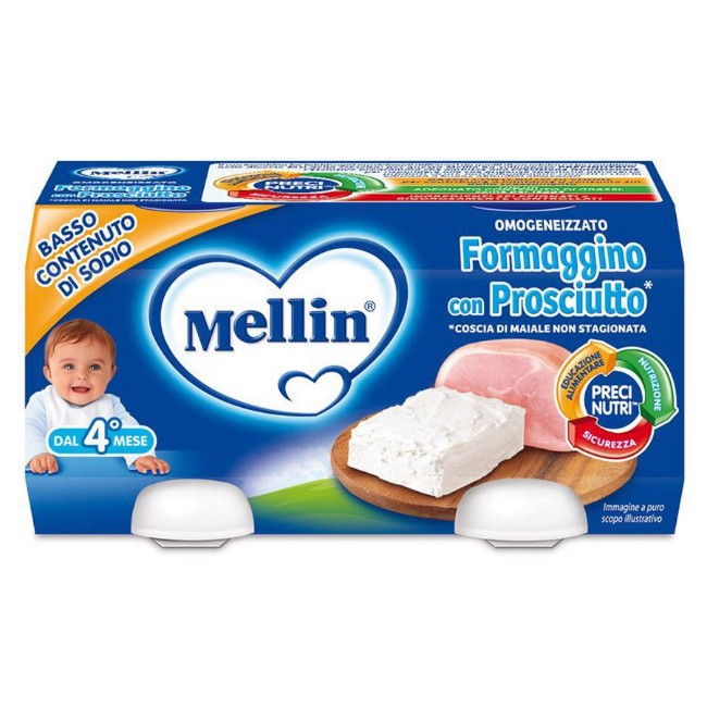 Immagine di Omogeneizzato Formaggino con Prosciutto 2 x 80g 