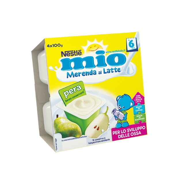 Immagine di Nestlé Mio Merenda Lattea Pera 4 x 100g 