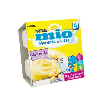 Immagine di Nestlé Mio Merenda Lattea Vaniglia 4 x 100g 