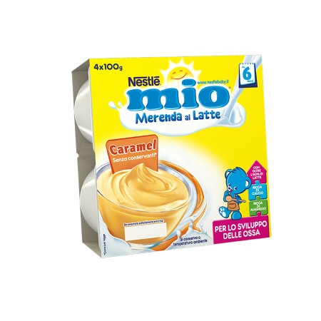 Immagine di Nestlé Mio Merenda Lattea Caramel 4 x 100g 