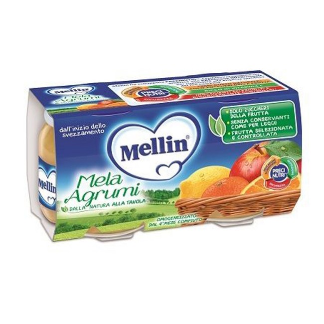 Immagine di Omogeneizzato Mela Agrumi 2 x 100g 