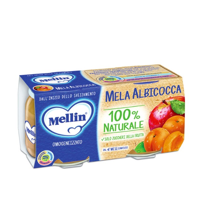 Immagine di Omogeneizzato Mela e Albicocca 2 x 100 g