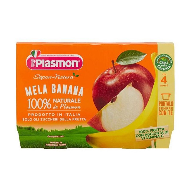 Immagine di Plasmon Sapori di Natura Mela Banana 4x100g 
