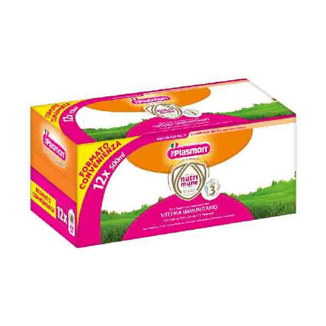 Latte Per Lattanti Nutrimune Plasmon 0-12 Mesi - 12 Bottiglie Da 500 Ml, Nutrizione Completa - Foto 7