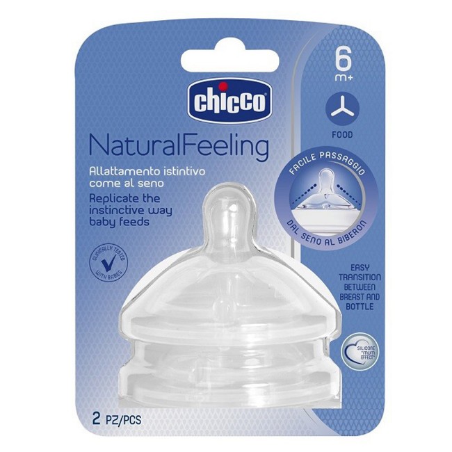 Immagine di Tettarella Natural Feeling 6M+ Flusso Pappa 2 pz 