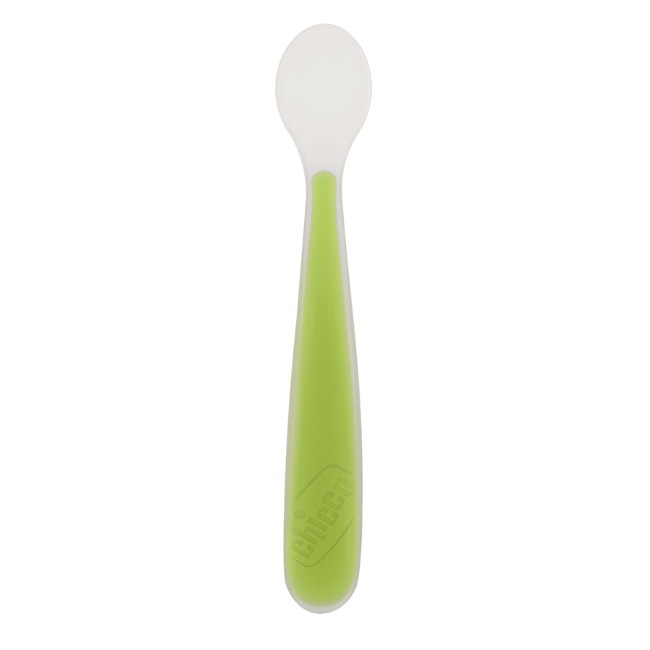 Immagine di Cucchiaio in Morbido Silicone Verde 