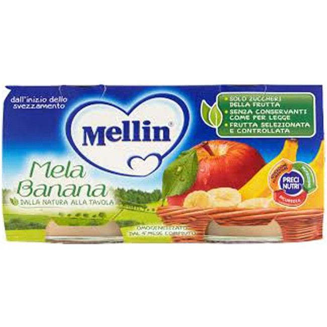 Immagine di Omogeneizzato Mela e Banana 2 x 100 g 
