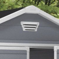 Immagine di Keter Manor 6x8 Grey Casetta da Giardino Porta Attrezzi in Resina 