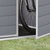 Immagine di Keter Manor 6x8 Grey Casetta da Giardino Porta Attrezzi in Resina 