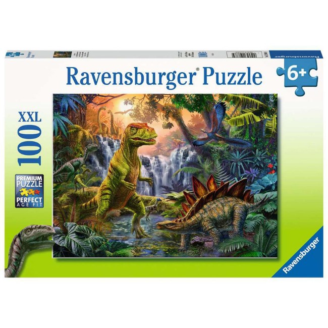 Immagine di Puzzle L'Oasi dei Dinosauri 100 pezzi XXL 