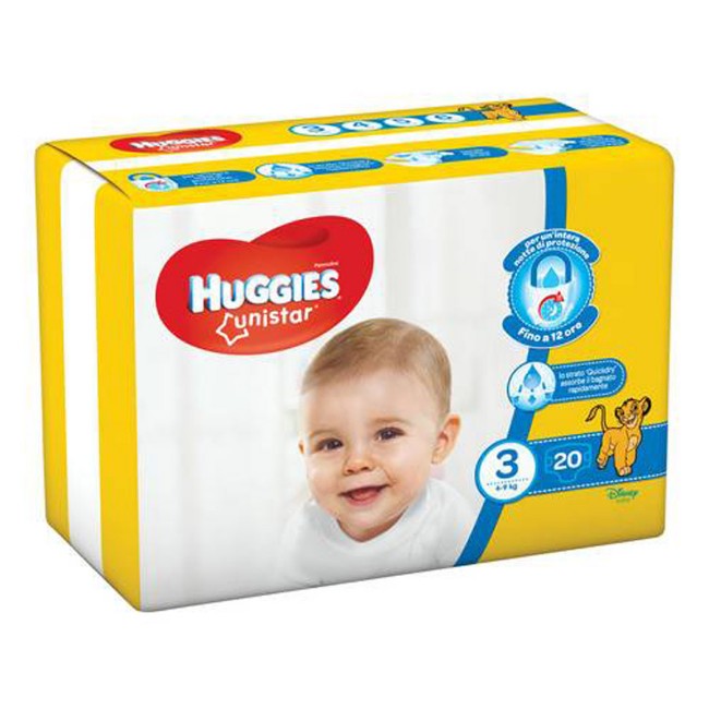 Immagine di Pannolini Unistar Midi 3 20 pezzi 