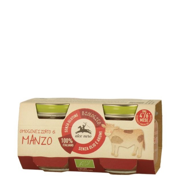 Immagine di Omogeneizzato di Manzo Biologico 2X80 g 