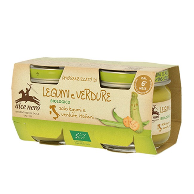 Immagine di Omogeneizzato di  Legumi e Verdure Biologico 2 x 80 g 