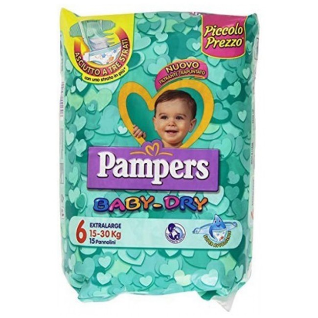 Immagine di Pannolini Baby Dry Extra Large 6 19 pezzi 