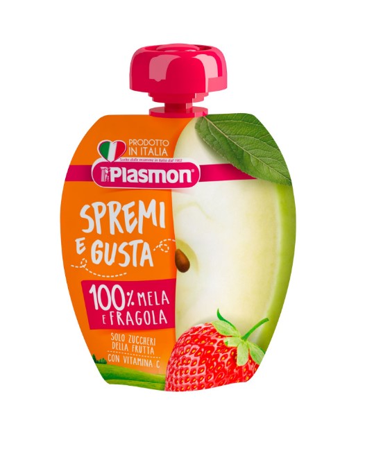 Immagine di Plasmon Spremi e Gusta Mela e Fragola 100g