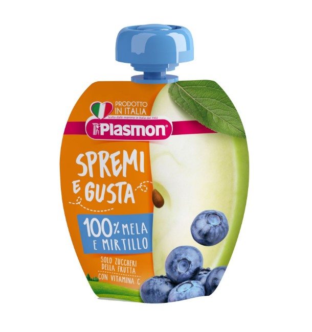 Immagine di Plasmon Spremi e Gusta Mela Mirtillo 100g