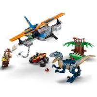 Immagine di LEGO Jurassic World Velociraptor: Salvataggio in Biplano 75942 