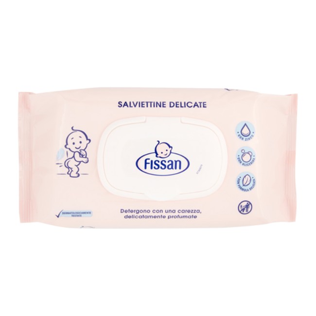 Fissan Salviette Delicate alla Camomilla e Zinco - 65pz di Fissan