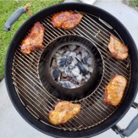 Griglia di Cottura per Barbecue a Carbone di 57cm
