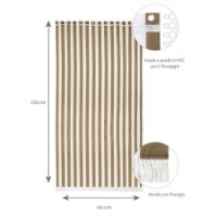 Immagine di Tenda da Balcone 140x300 cm Bianco/Beige 