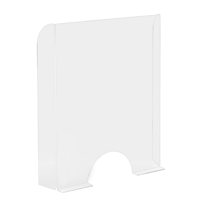 Immagine di Schermo Protettivo da Banco Trasparente 55 x 95 cm 