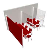 Immagine di Separatore Avvolgibile Alba - 300x200 cm