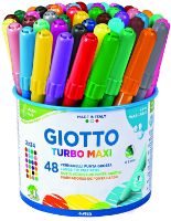 Immagine di Pennarelli Turbo Maxi Giotto 48pz in 24 colori 