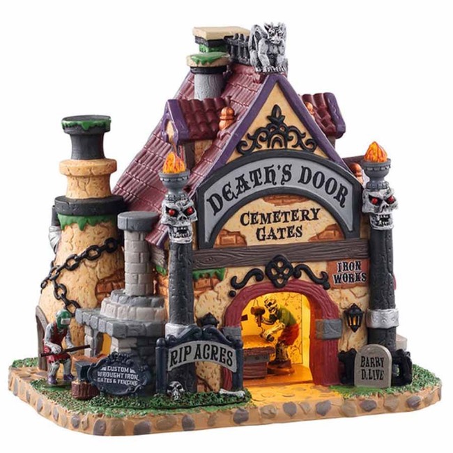 LEMAX La Mongolfiera Del Mietitore - Reaper's Landing 74202 - Decorazione Luminescente Per Halloween