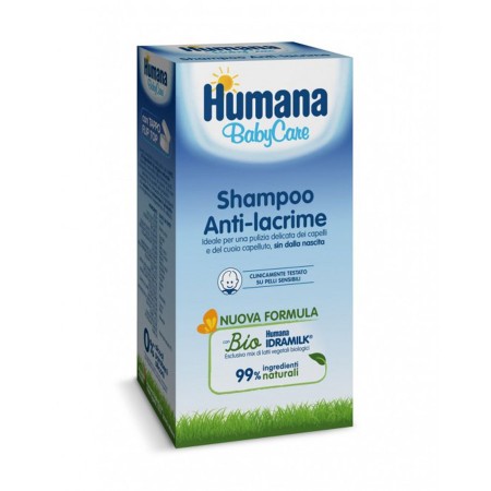 Shampoo Antilacrime 200ml di Humana BabyCare