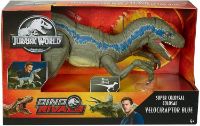 Immagine di Jurassic World Dino Rivals Velociraptor Blu 37 cm 