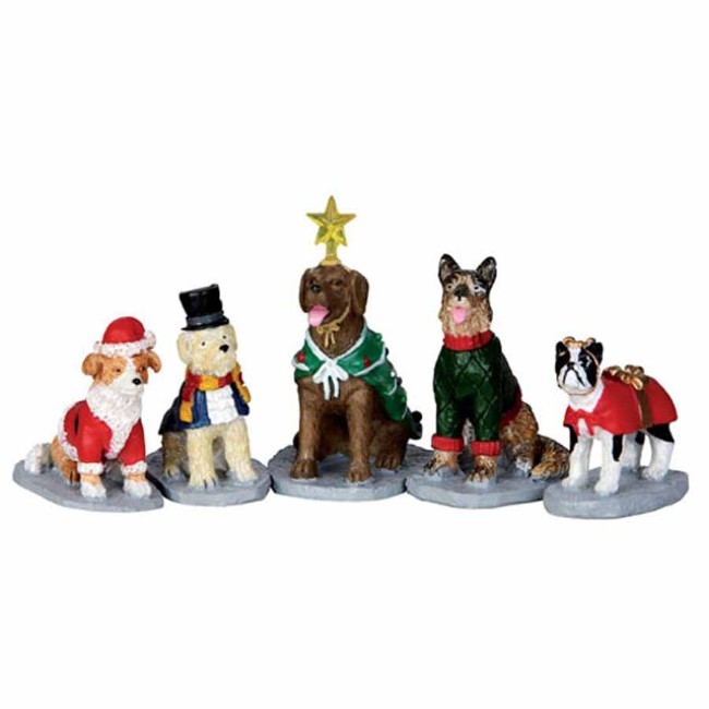 Immagine di Costumed Canines Set 5 pezzi - 32126