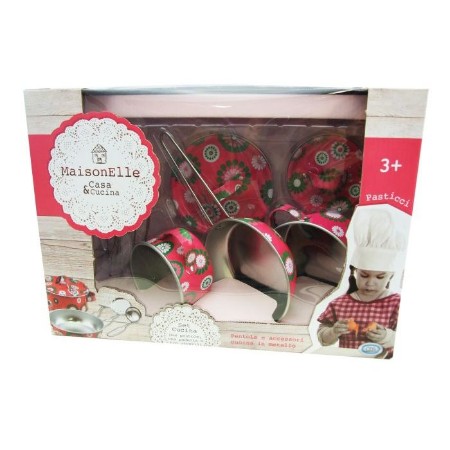 Maisonelle Pentole e Padelle in Metallo da 6 pezzi 