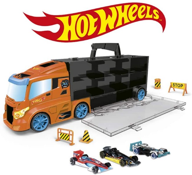 Paniate Hot Wheels Bisarca con 3 veicoli 40cm ODS in offerta da Paniate