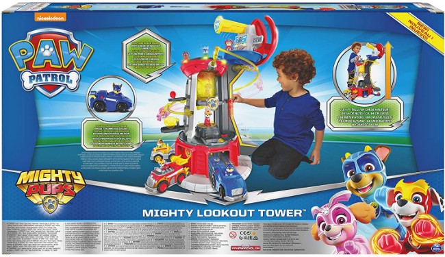 Paniate - Paw Patrol Set di Gioco e Torre di Controllo Mighty Pups ...