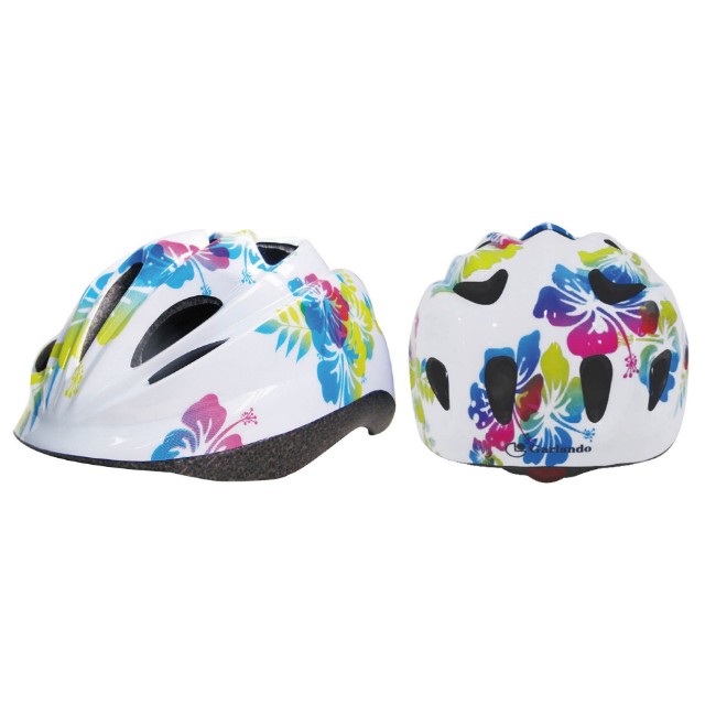 Immagine di Garlando Casco Bike Flowers misura S (dal 52 al 55) 