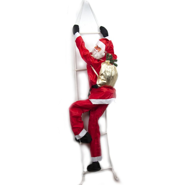 Immagine di Babbo Natale su Scala 160 cm