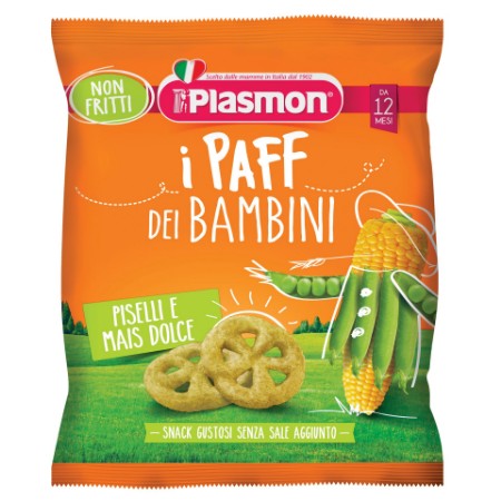 Immagine di Plasmon Paff Piselli e Mais Dolce 15g 