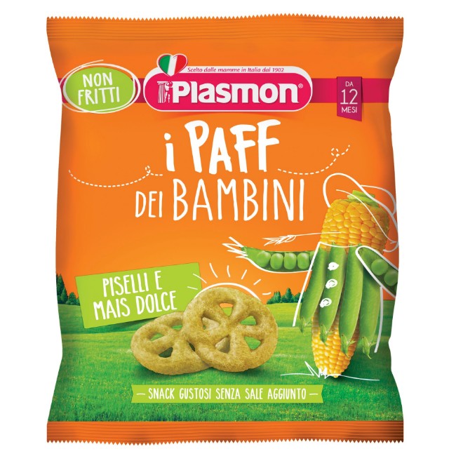 Immagine di Plasmon Paff Piselli e Mais Dolce 15g 